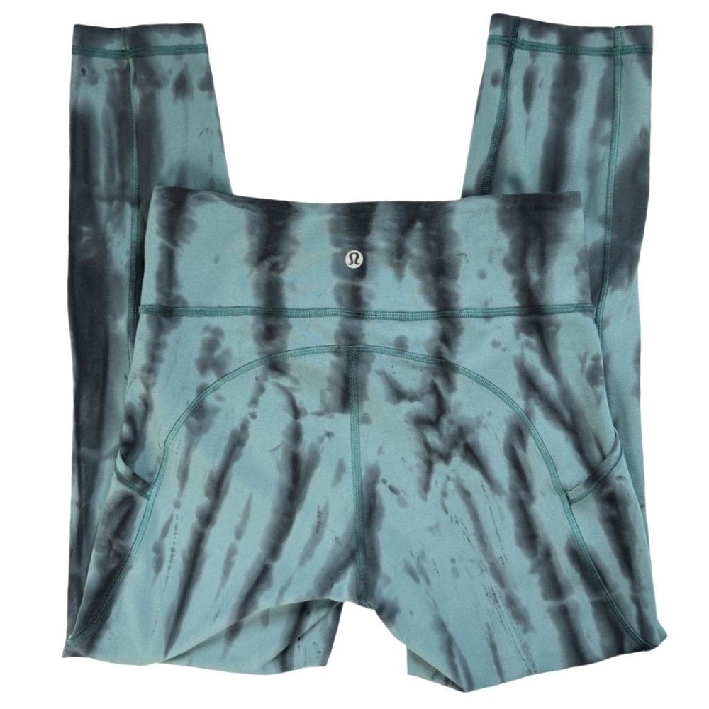 Lululemon Invigorate Tight Women's 4 Dark Teal High-Rise Side Pockets Yoga NWOT - Picture 2 of 9